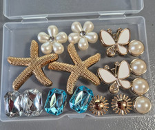 Trendy 16 pcs Flower, Starfish, Bling Butterflies, Pearl Shoe Charms NWT