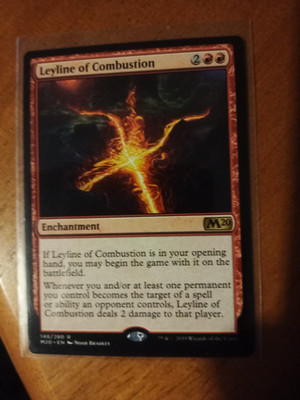 Leyline Of Combustion Magic The Gathering Core Set 2020 Rare 148 MTG Red Enchant
