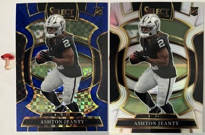 2025 Select Ashton Jeanty 079/249 Concourse Checkerboard Silver RC Raiders #4