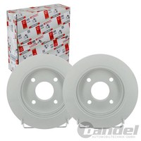 2X Ferodo 253Mm Bremsscheiben BelÜFtet Hinten Passend FüR Ford Cougar Mondeo Sco