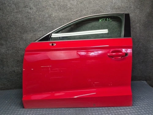 15-20 AUDI S3 8VS SEDAN FRONT LEFT DOOR SHELL PANEL ASSEMBLY MISANO RED OEM