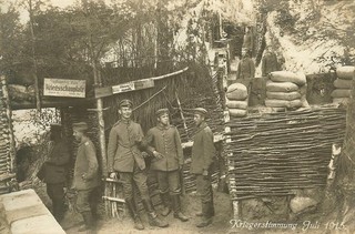 Port Photo: BEST! German Army Infanterie Regiment Von Lutzow Front Line Position