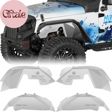 Aluminum JK Front  Rear Inner Fender Liners Set for 2007-2018 Jeep Wrangler JK