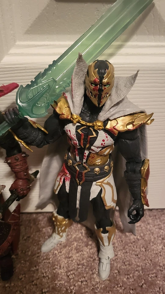 Custom Creations: Commando Malefix Spawn McFarlane Mortal Kombat 11 Figure Lot - Image 2 of 4