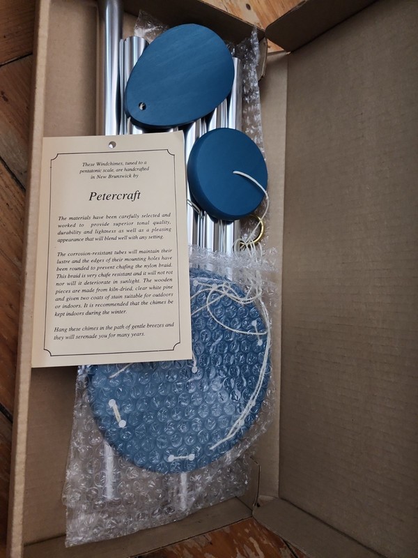 Petercraft Handcrafted New Brunswick Windchime MIB FREE SHIPPING!