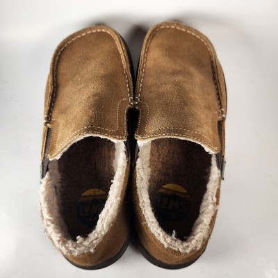 LEMS Drifter Fur Shoe Slip On Mens 7 Womens 8.5 Brown Cozy  display picture 2