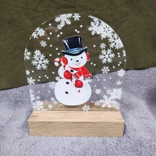 Snowman LED Light Up Tabletop Display. New. Open Box.