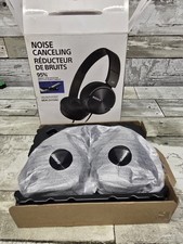 Sony MDR-ZX110NC Noise Cancelling Headphones MDRZX110NC Black Tested Works