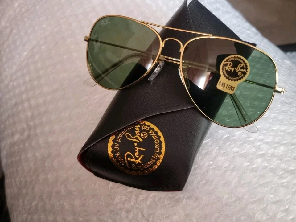 Ray-Ban RB Gold Ombré Aviator Sunglasses, photo 2 of 5