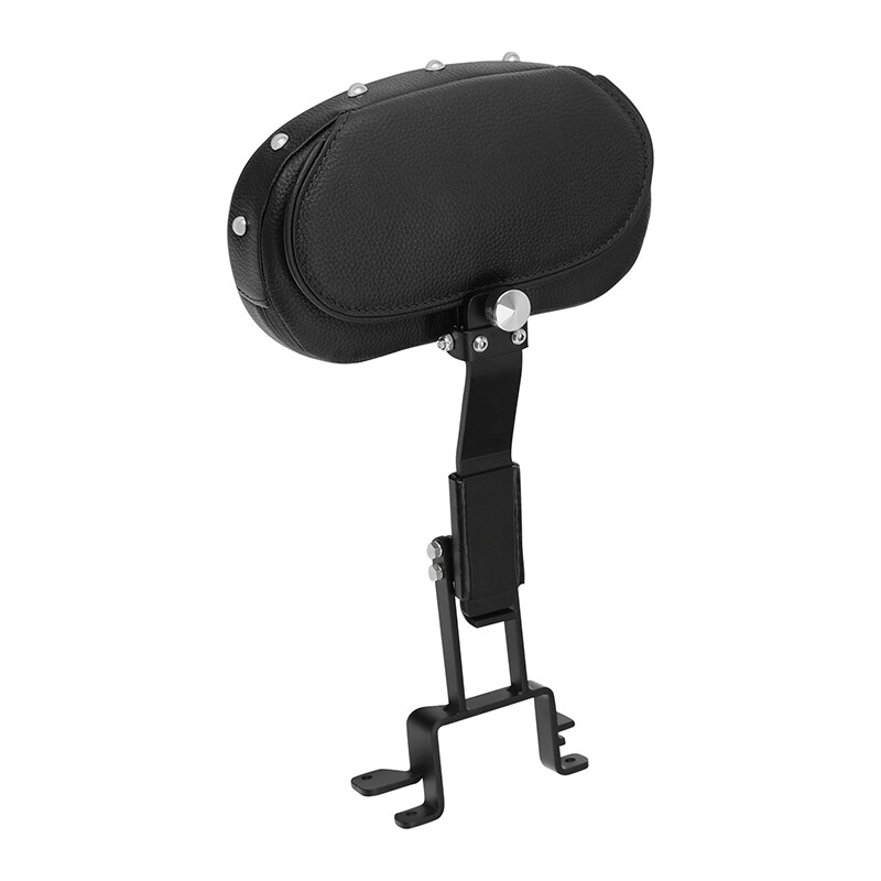 Black Driver Rider Backrest Pad Fit For Indian Chieftain