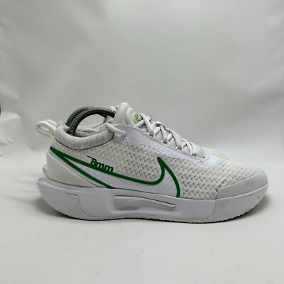 Size 9 - NikeCourt Zoom Pro HC White Kelly Green W for sale