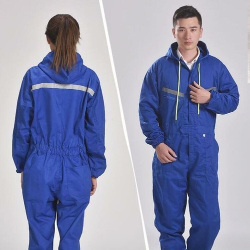Women Coveralls Men Workwear Mechanic Jumpsuit Protective Reflective Overalls - Picture 8 of 30
