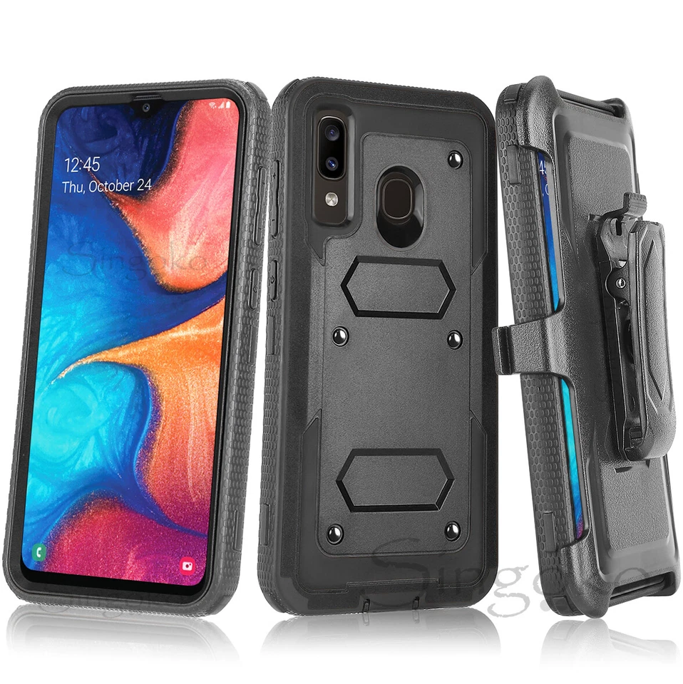 Samsung Galaxy A01 A11 A20 A21 A51 A71 Clip Holster Case Cover SCREEN PROTECTOR - Image 2 of 4