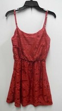 Bailey Blue Dress Womens Large Red Floral Lace Adjustable Straps New Without Tag