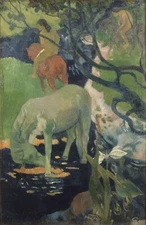 PAUL GAUGUIN Art Poster or Canvas Print "The White Horse"