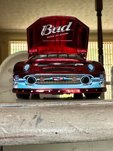RARE 2007 QVC DALE JR #8 BUDWEISER CC 57 CHEVY 50TH ANNIVERSARY 1 OF 3,888..MINT - Picture 12 of 14