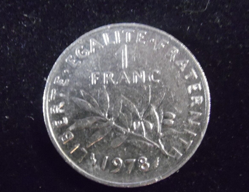 1978 French 1 Franc Coin