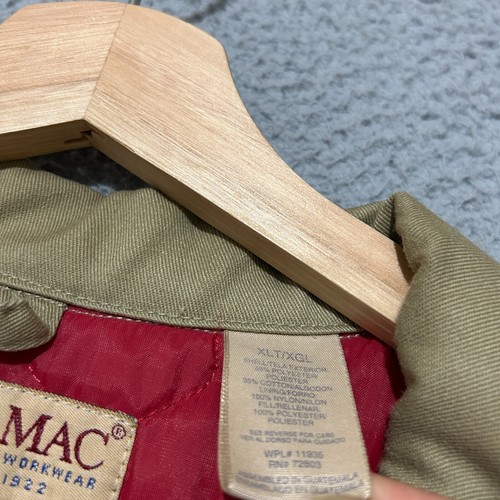 Giacca meccanica vintage JC Penny Big Mac uomo XLT beige full zip trapuntata abbigliamento da lavoro - Foto 9 di 12