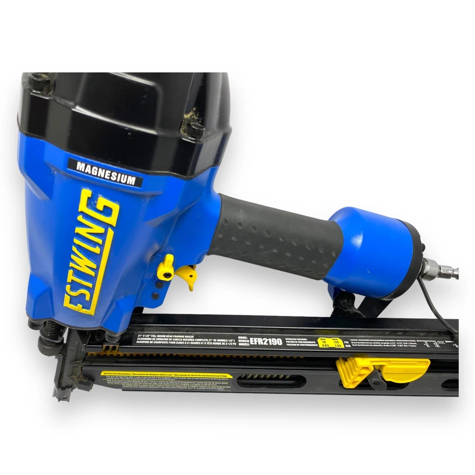Estwing - Clavadora de marcos de cabeza redonda de 21 grados 3 1/2” con bolsa acolchada EFR2190 Foto 4 de 4
