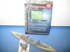  Axis Allies War at Sea FLANK SPEED Nagato 36/40 with card 