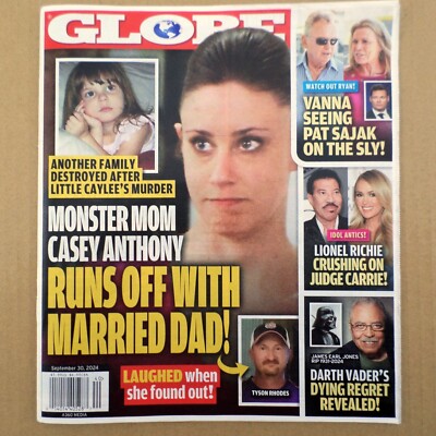 Globe Sept 30 '24 Vanna & Pat Sajak Taylor Swift & Travis Kelce Letterman & Leno