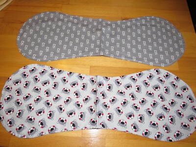  Handarbeit 2 Stück Baby Spuck,-Bäuerchen,-Schultertücher~Neu~