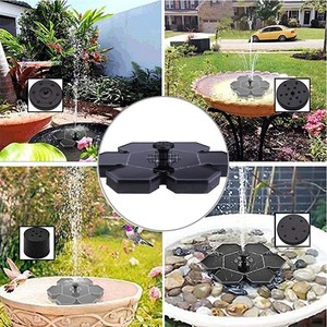 2 4w Solarpumpe Wasserbrunnen Fur Gartenteich Springbrunnen Teichpumpe Fontane Ebay
