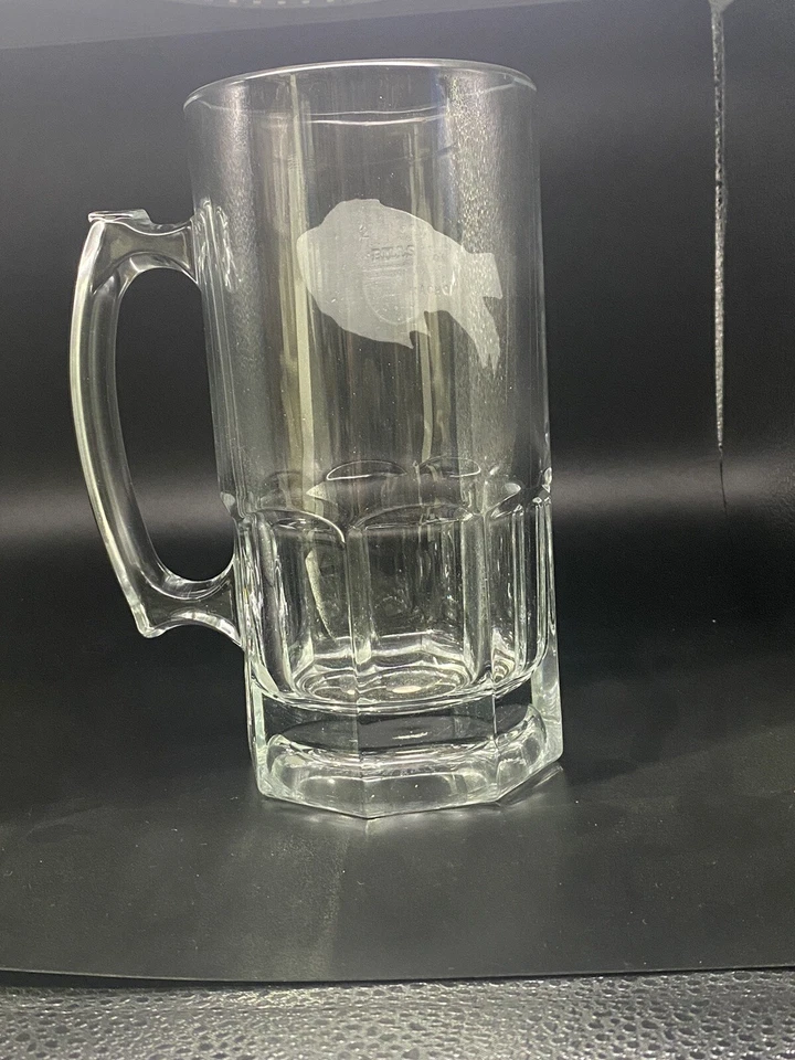 Caneca de cerveja Buffalo Bills vidro grande decalque de metal licenciado pela NFL - Novo, nunca usado🍺 - Imagem 4 de 4