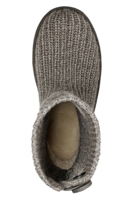 UGG Classic Cardi Cabled Knit Grey Women's Boots 1146010