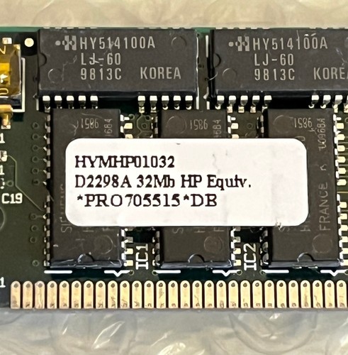 HP D2298A 32MB 72 PIN 60NS FAST PAGE MODE PARITY FPM SIMM (x1) fd1A45 - Picture 4 of 4