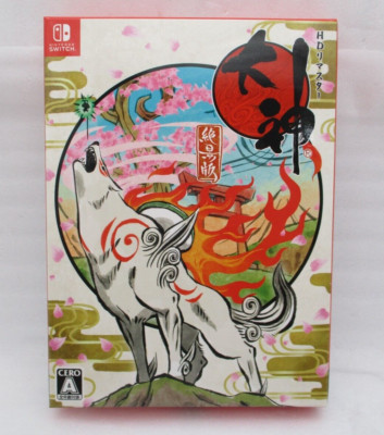 Nintendo Schalter Okami HD Remaster Zekkeiban Sachi Shirabe Limitierte Auflage