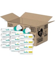 864 Count Pampers Baby Wipes Sensitive Perfume-Free Combo Pop Top  Refills