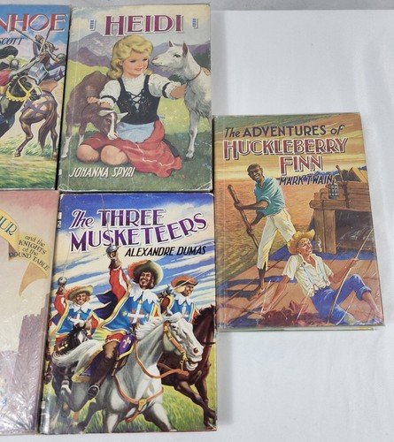 7 Vintage Deans Classics Series Books ~ The 3 Musketeers, Little Women + More - Picture 3 of 7