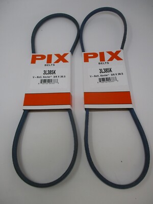 2 For Briggs & Stratton 820893 117-4922 38 1/2'' V-Belt Made w/ Kevlar Pix 3L385