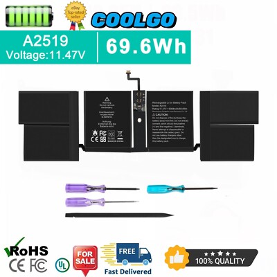A2519 Laptop Battery for Apple MacBook Pro 14-inch M1 Pro 2021 A2442 EMC 3650