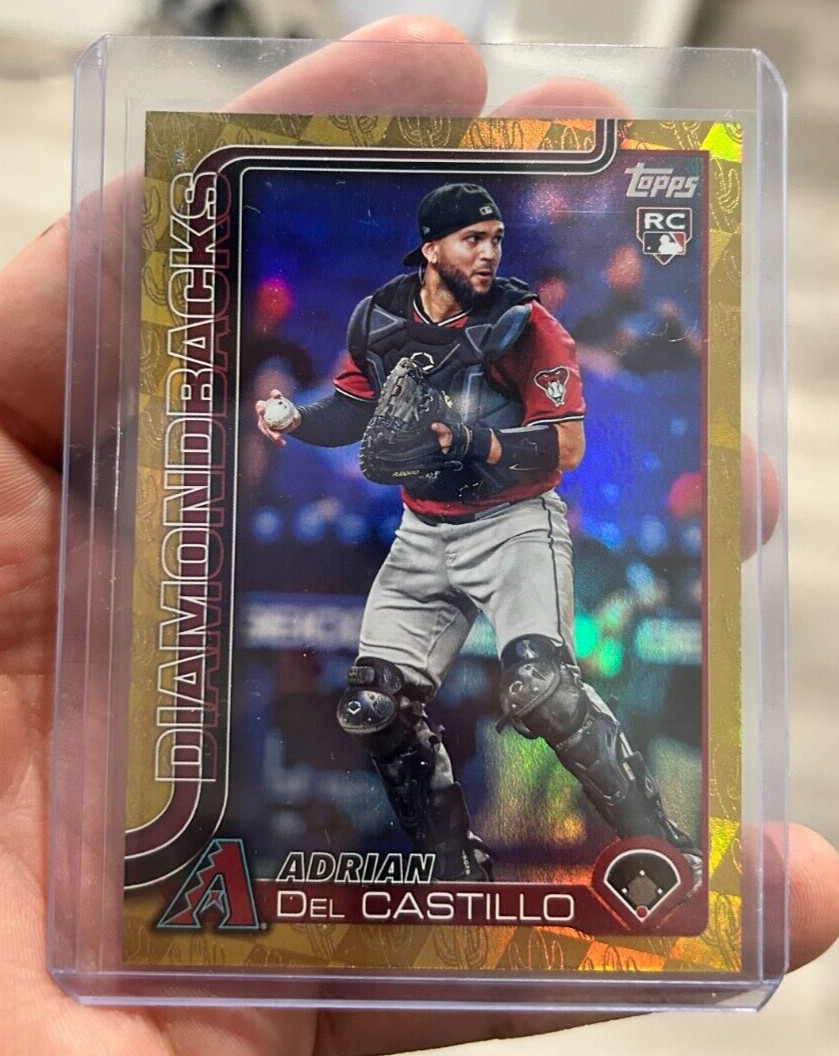 Adrian Del Castillo 2025 Topps Series 1 Gold Foil Spring Training RC #226 /50