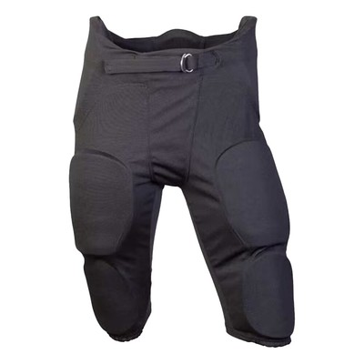 MM All In One Footballhose, Football Integrated Gamepants - schwarz