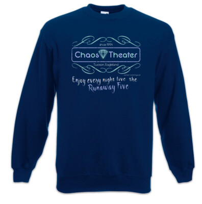 Chaos Theater Sweatshirt Pullover Logo Symbol Sign Gemini Gamer Earthbound Five
