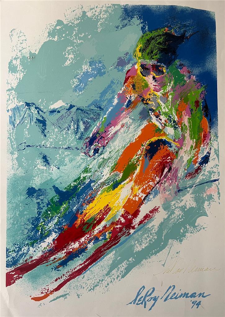 リロイ・ニーマン（LeRoy  Neiman LeRoy 直筆サイン Neiman）【スモウ】 版画