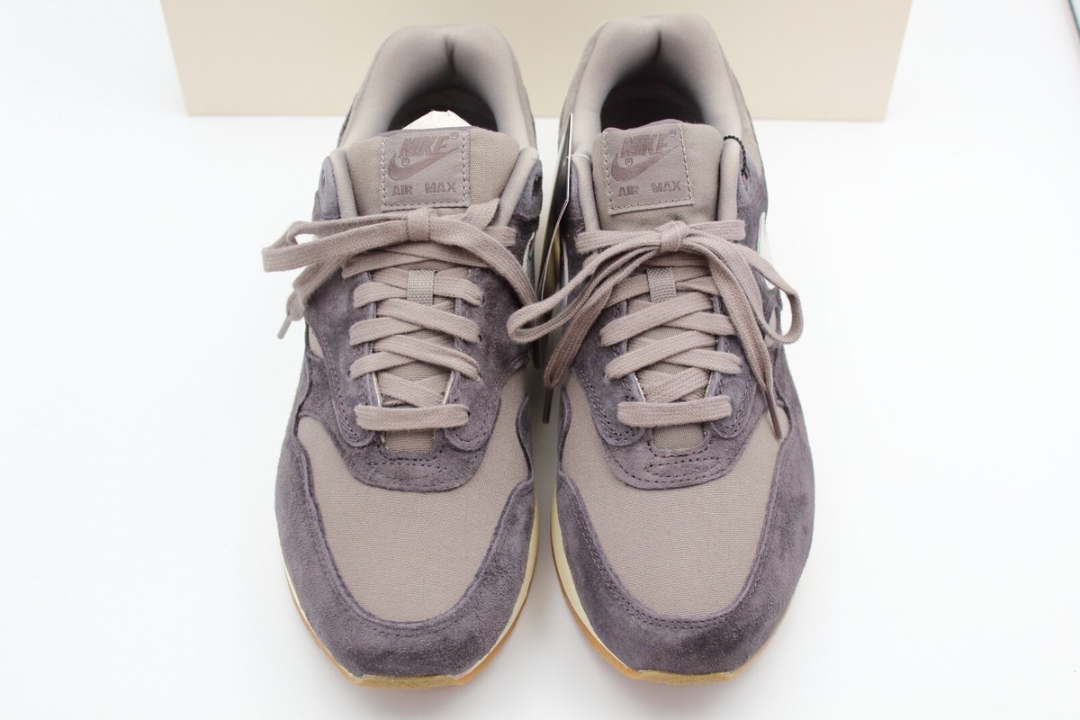 Size 11 - Nike Air Max 1 Premium Low Crepe - Soft Grey for