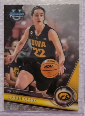 Caitlyn Clark 2023-24 Topps Bowman Chrome U No. 34 | eBay