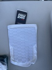 Nike Pro Combat Dri-Fit Compression Basketball Knee Pad Sleeve White- XL