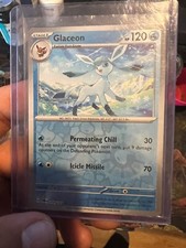 Glaceon Prismatic Evolutions Holo & Eevee GET BOTH CARDS