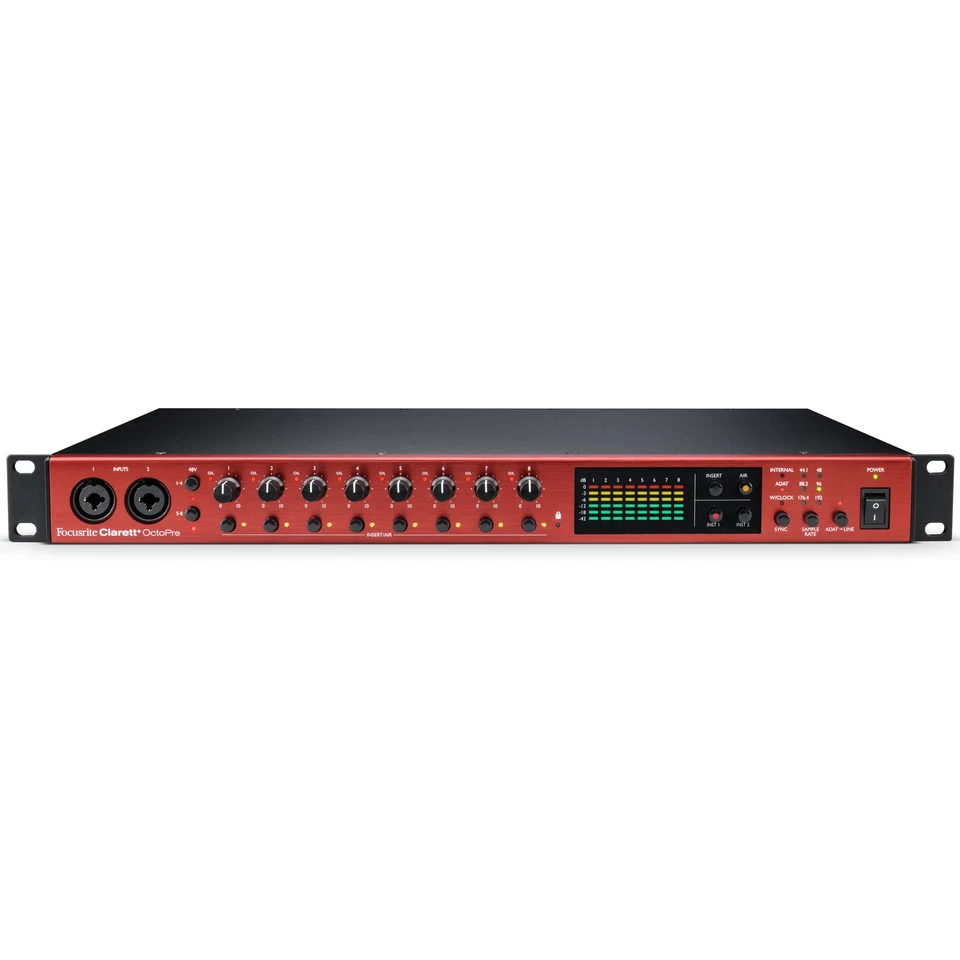Focusrite Clarett+ OctoPre 8-Channel Mic Pre Expansion with ADAT and Analog I/O - Image 3 of 4