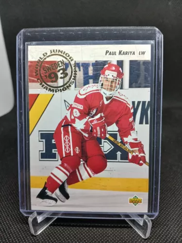 1992-93 Upper Deck - World Juniors Championships Paul Kariya #586 (RC)