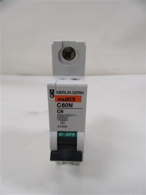 MERLIN GERIN MULTI 9 CIRCUIT BREAKER C60N C6 MARINE BOAT