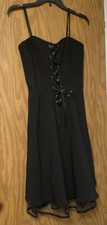 Pulse Black Dress (Juniors S) Spaghetti Straps - Perfect Little Black Dress