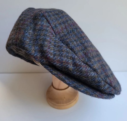 Vtg Dorfman Pacific Scala Classico Newsboy Cabbie Cap Plaid Wool Hat Adult Sz M - Picture 2 of 16