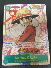 Monkey D Luffy OP13-118 SEC RED Alt Art One Piece Carrying On His Will English