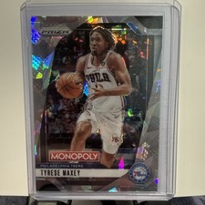 2024-25 Panini Prizm Monopoly - Tyrese Maxey #2 Ice Prizm